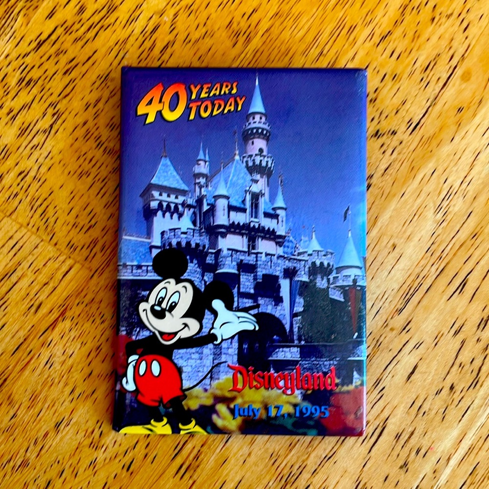 Disneyland 40 years today button